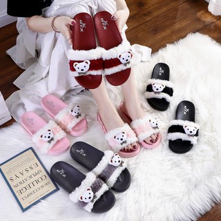 Ams hot sale NEW Slip on balbon cute slipper korean fashion for ladies women slippers add1size