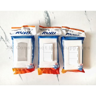 ROYU Switch with Reflector Set Wide Series (10A 250V~)