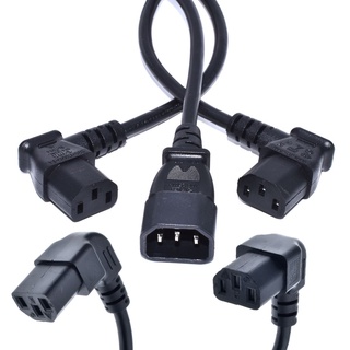 IEC 320 C13 Female to C14 Male PDU Angle Power Cables,IEC C13 angle adapter,Power cord angle adapter
