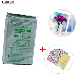 ✨ Thássia Sport Store✨10 Sheets Fuji Fujifilm instax mini 11 9 8 films white Edge 3 Inch film for Instant Camera mini 8 9 7s 25 50s 90 Photo paper