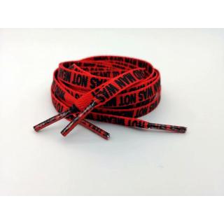 Suitable for AJ1 human flying shoelaces black and red men and women high and low personalized letter