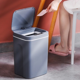 Intelligent Trash Can Automatic Sensor Dustbin Smart Trash Can Electric Waste Bin For Parlor Kitchen (7)