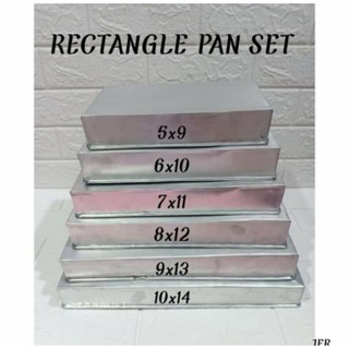 RECTANGLE PAN PER PIECE VIEW PICTURE FOR MORE INFOdifferent sizes sold per piece.