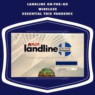 PLDT Landline Plus Prepaid Sim with 50 load