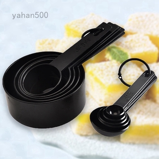 Yahan500 []qijunfeng A Set Of 10 Different Size Plastic Measuring Spoons / Measuring Cup Baking Tools