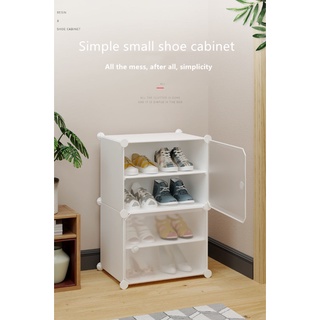 COD multifunctional shoe cabinet, dustproof and mildew proof multi-layer shoe box,optional color DIY (1)