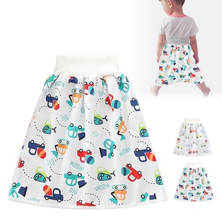 2in1 Comfy Children's Diaper Skirt Shorts Waterproof Absorbent Shorts For Baby