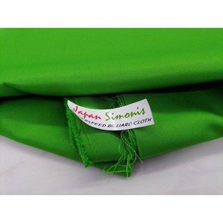 Super Speed Japan Simonis Light/apple Green Billiard Table Cloth Felt..(tapete ng bilyaran)
