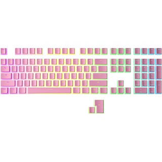 Pink pudding keycap 108 Double Shot PBT pudding keycap Ansi/ISO-Oem configuration 60%/87 TKL/104/108 switch backlit mechanical keyboard (8)