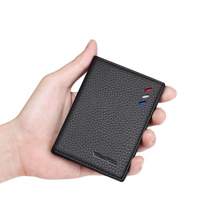 [boutique]WILLIAMPOLO Card bag men ultra-thin wallet bank card bag card set mini card clip leather s