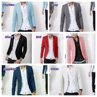 *Top* Men's Korean Blazer Slim Fit Suit
