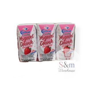Cowhead Strawberry Yogurt/ Choco milk/ plain Drink 3 x 200mL