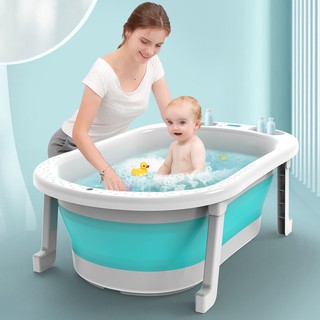 Baby Shower Tub on sale Portable Foldable Bath Tub with Net Bed for Newborn Safety