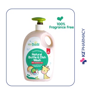 Tiny Buds Natural Bottle & Dish Wash Fragrance Free