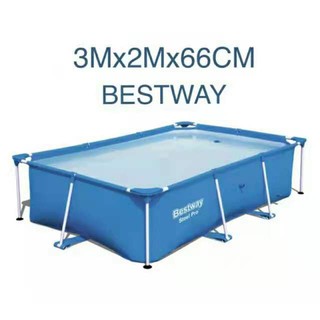 3m x 2.01m x 66cm Bestway Steel Pro Inflatable Swimming Pool