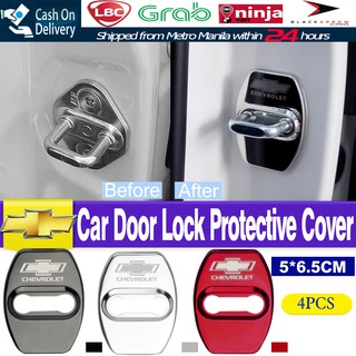 【Fast Delivery】【Chevrolet】4PCS/Set Car Door Lock Protect Cover Anti Rust