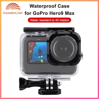 ❀RAIN_Waterproof Case for Gopro Hero 9 Max Camera Lens Diving Protective Shell♗