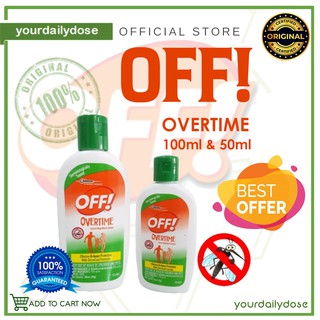 On hand OFF!® Overtime Insect Repellent Lotion 100ML | 50ML