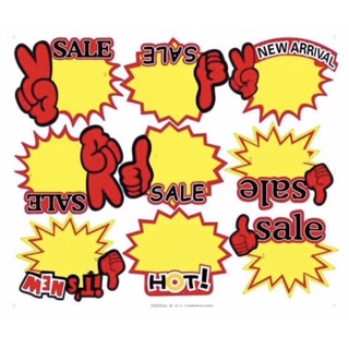 ED shop Pop Promotion Tag Price card Label 10pcs per pack Randomly Given