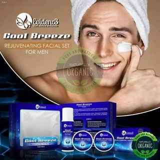 Best-selling✧۞Original Evidenc3 Cool Breeze Rejuvinating Facial Set for Men Whitens Skin & Removes A