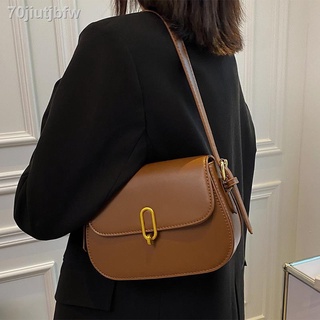 ❀Retro small bag female bag 2021 new trendy wild autumn one-shoulder messenger bag niche design smal