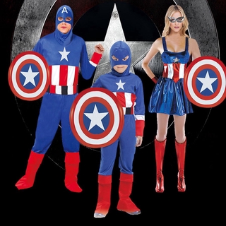 Captain America Cosplay Superhero Costume Boys Men Women