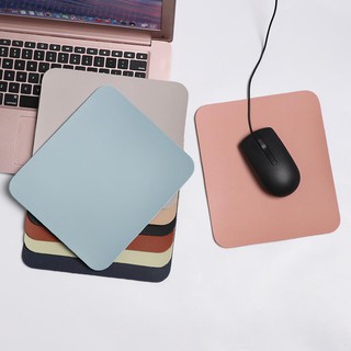 Anti-slip Waterproof Leather Mouse Double-sided usable Pad for Gaming Desk Cushion PC Laptop Desk
