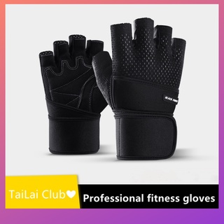 ㍿☫❄TaiLai Club❤Fitness gloves sports winding protective weightlifting handguard bicycle gloves