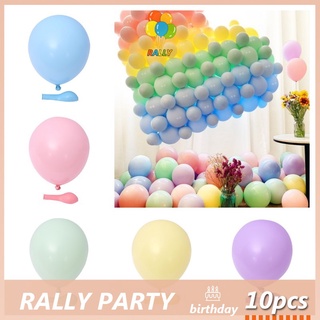 10pcs/pack 10" Macaron Balloons Macaroon Latex Balloon Birthday Party Needs Wedding Party Decorations
