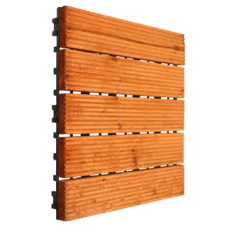 30x30cm DIY Wood Patio Interlocking Flooring Decking Tiles (7)