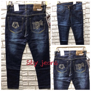 Dark blue skinny jeans for men’s low price #82019 p275