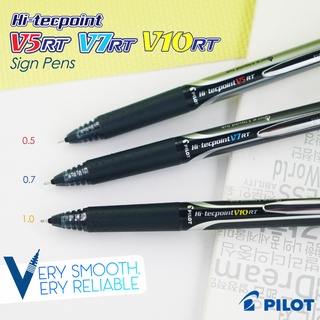 pilot hi-tecpoint signpen V5, V7, v10 retractable. price per pc