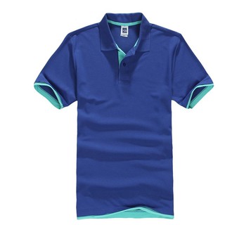 New Casual Men Summer Polo Shirt Brand Fashion Business Cotton Short Sleeve Polo Shirts Male Solid G