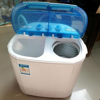 Little duck Double tub mini washing machine Spin Dryer household mother and child washing machine (2)