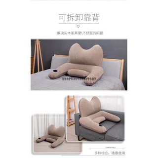 Lazy outdoorHousehold Inflatable Sofa Mattress Single Double Air Cushion Bed Cartoon Cute Folding