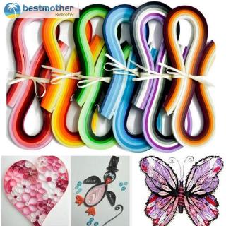 beatmother 100pcs Stripes Quilling Origami Paper DIY Tool Hanmade Gift Create