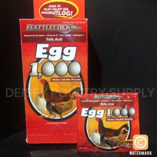 Egg 1000 for Gamefowl (Sold per 1 Sachet/20g)