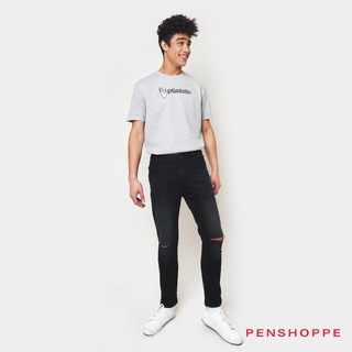 Penshoppe Men's Skinny Jeans (Black) (4)