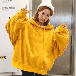 Women Lantern Sleeve Hoodie Korean Tops Blouse Pullover