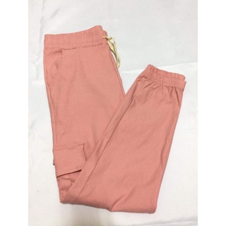 bnew highwaist pink cargo pants