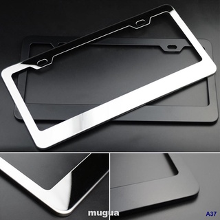 ♠❆Type Stainless Steel Mirror Polished Car License Plate Frame Protective Case