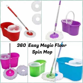 ☏♤【F・K】Microfiber 360 Spin Map Bunket Floor Cleaning (Magic Spin Map)