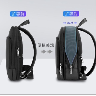 ⊕expandable waterproof chest bag men s 11-inch tablet computer small backpack trendy brand single shoulder messenger bag
