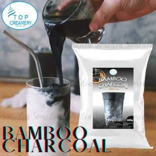 Bamboo charcoal milk tea 500g (top creamery)
