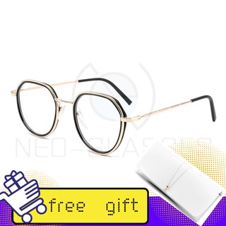 neo-glasses 26/(free gift)Anti-Blue Anti-Radiation Glasses/ Metal Frame Eyeglasses Fashion EYEWEAR
