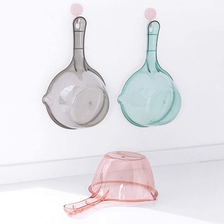 Japanese Water Dipper Clear Tabo Aesthetic Transparent Scooper Bathroom Toilet Dip Buckets