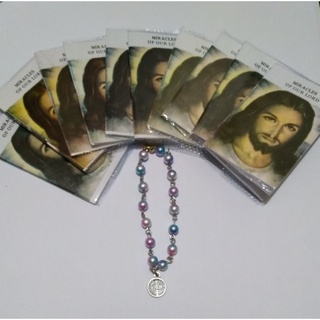 Lord of Pardon Booklet (Miracles of Our Lord) and 15 Beads with St Benedict Medal