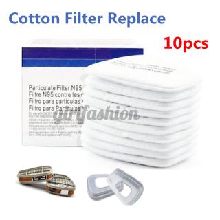 Hot！For 3M 6000 Series Cotton Filter/Cartridge 10Pcs Respirator Replace Fitting