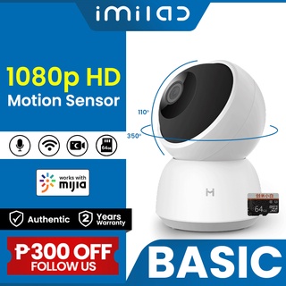 IMILAB Basic Home Security Camera IP Camera Indoor Home Surveillance Monitoring 360° Panoramic View