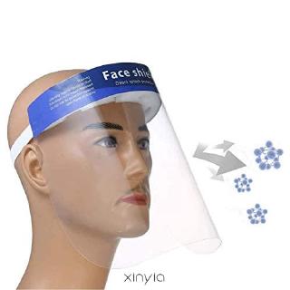 Face Shield face visor Protect Eyes and Face with Protective Clear Film Elastic Band and Comfort Sponge (5)